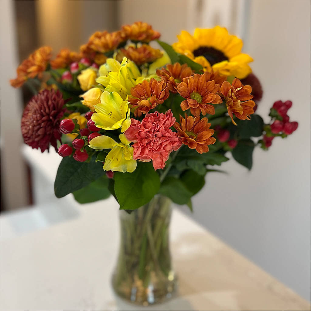 Fall Delight – A Florist Original –  Flowers By Roger Inc, Middletown OH