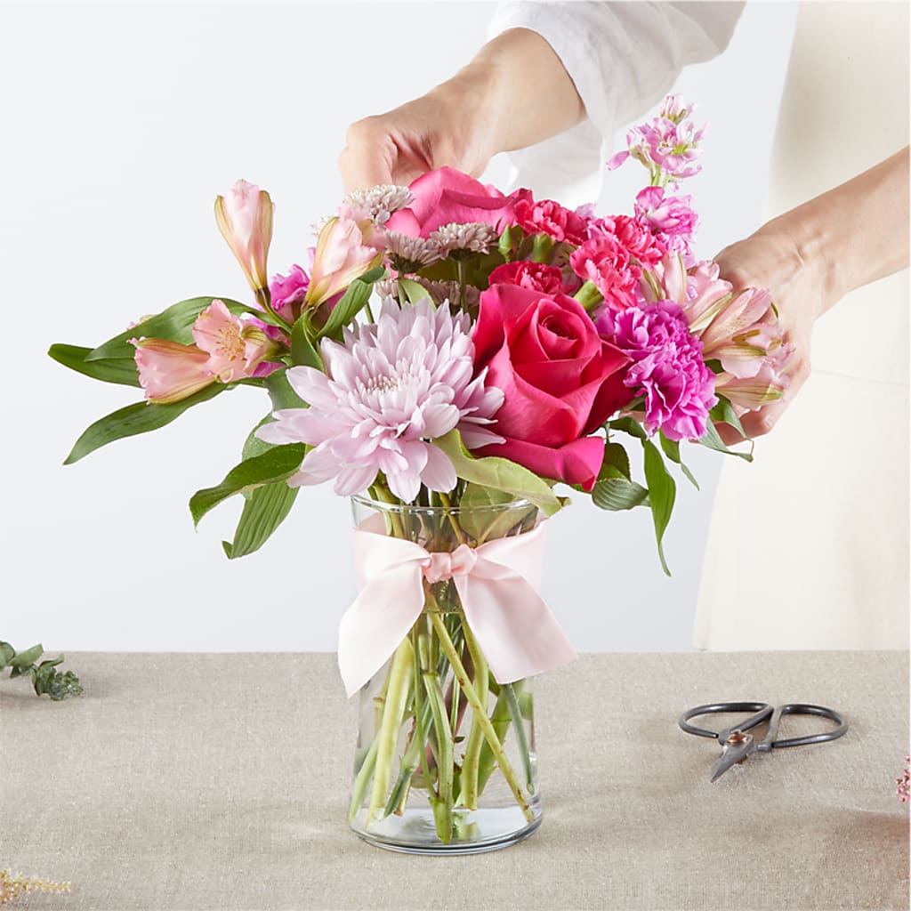 Pink Ribbon - A Florist Original –  Flowers By Roger Inc, Middletown OH