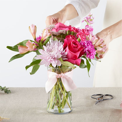 Pink Ribbon - A Florist Original –  Flowers By Roger Inc, Middletown OH