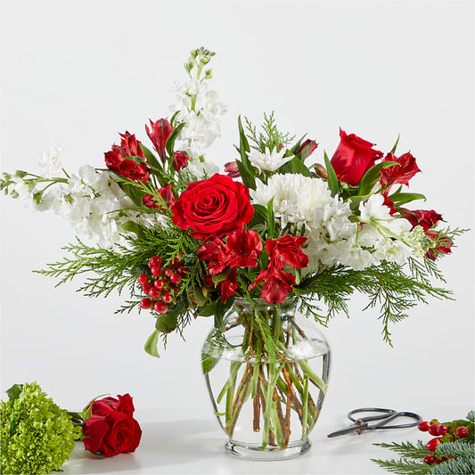 Merry Moment Bouquet – A Florist Original –  Flowers By Roger Inc, Middletown OH