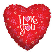 I LOVE YOU MYLAR –  Flowers By Roger Inc, Middletown OH
