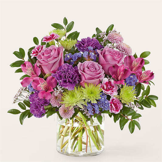 Glass Half Full Bouquet –  Flowers By Roger Inc, Middletown OH