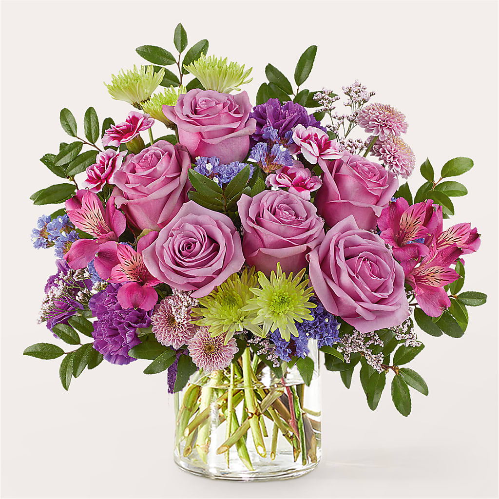 Glass Half Full Bouquet –  Flowers By Roger Inc, Middletown OH