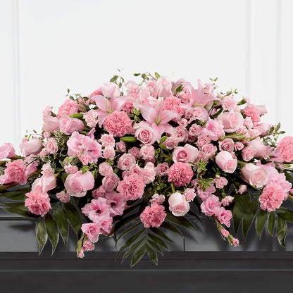 Garden of Comfort Casket Spray (Standard) –  Flowers By Roger Inc, Middletown OH