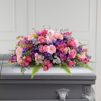 Glorious Garden Casket Spray –  Flowers By Roger Inc, Middletown OH