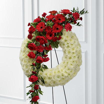 Graceful Tribute Wreath –  Flowers By Roger Inc, Middletown OH