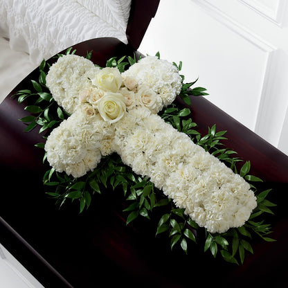 Peaceful Memories Casket Spray (Standard) –  Flowers By Roger Inc, Middletown OH