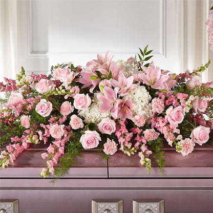 Life & Remembrance Casket Spray –  Flowers By Roger Inc, Middletown OH