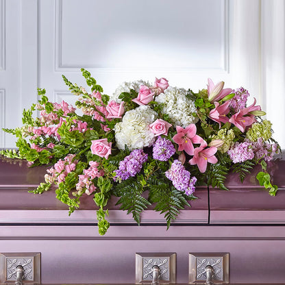 Life's Gratitude Casket Spray –  Flowers By Roger Inc, Middletown OH