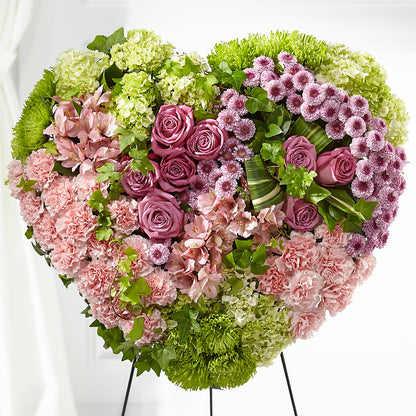 Heartwarming Standing Heart –  Flowers By Roger Inc, Middletown OH
