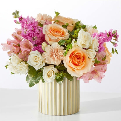 Paradise Bouquet with Ivory Vase –  Flowers By Roger Inc, Middletown OH