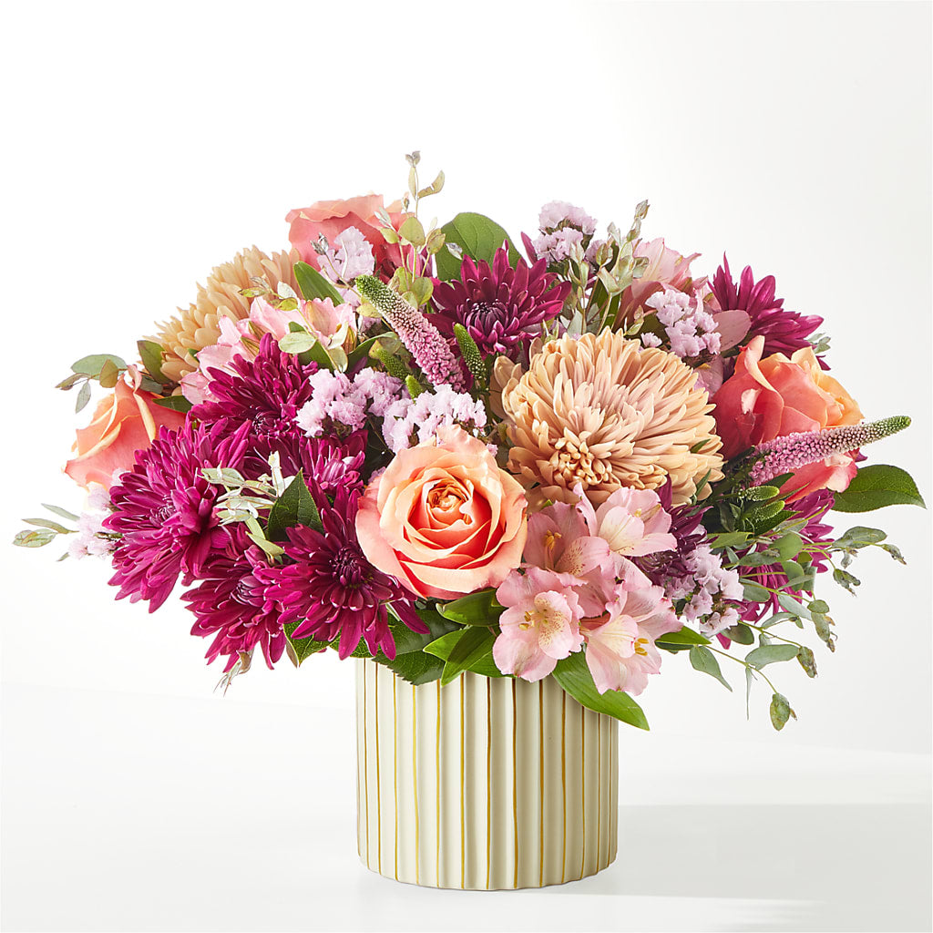 Berry Cobbler Bouquet with Ivory Vase –  Flowers By Roger Inc, Middletown OH