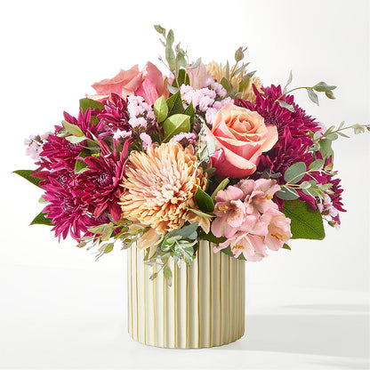 Berry Cobbler Bouquet with Ivory Vase –  Flowers By Roger Inc, Middletown OH