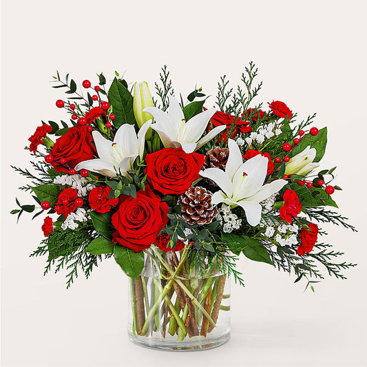 Best in Snow Bouquet –  Flowers By Roger Inc, Middletown OH
