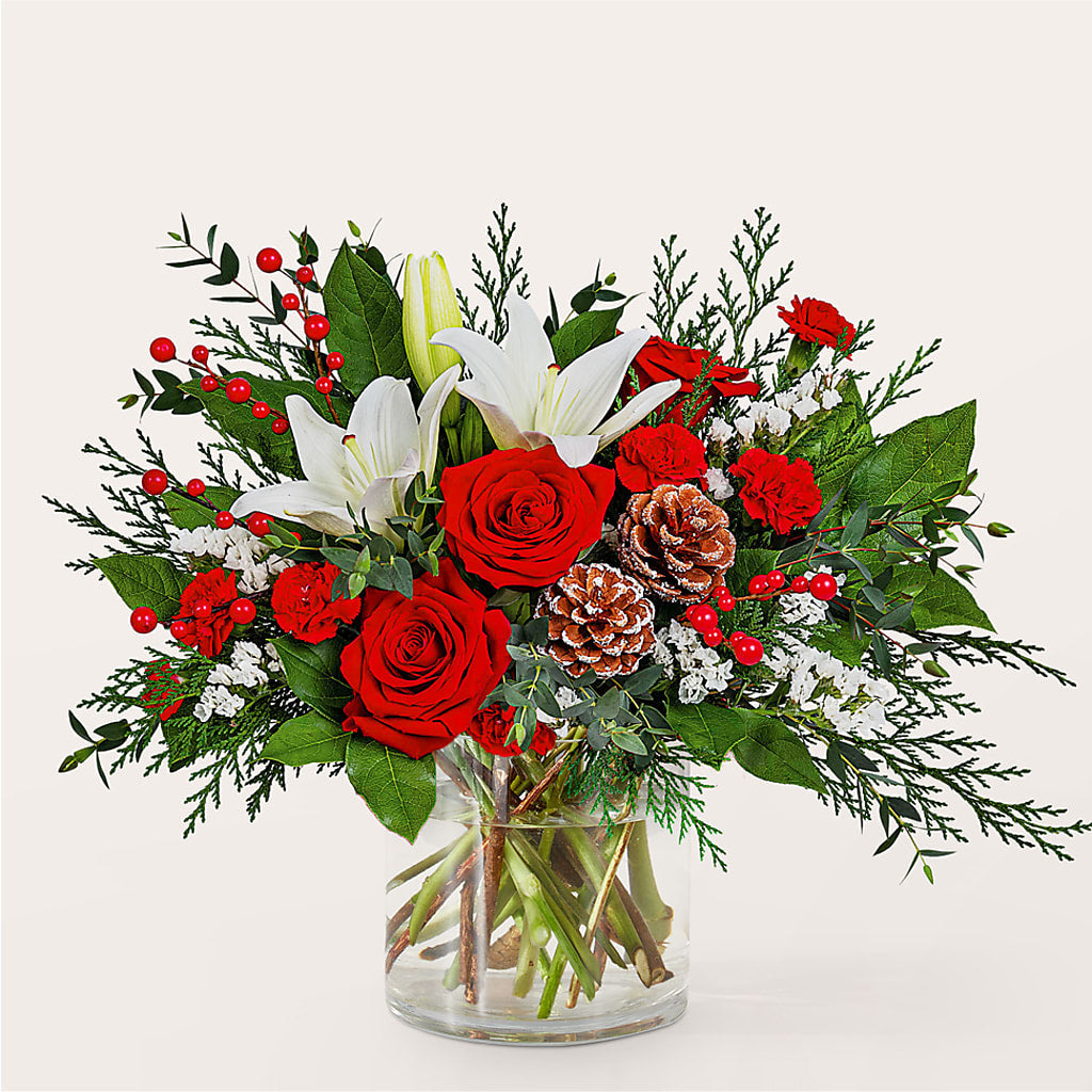 Best in Snow Bouquet –  Flowers By Roger Inc, Middletown OH