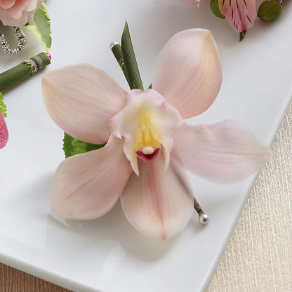 Pink Cymbidium Boutonniere –  Flowers By Roger Inc, Middletown OH