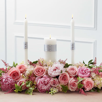 Worldwide Romance Unity Candle Arrangement –  Flowers By Roger Inc, Middletown OH
