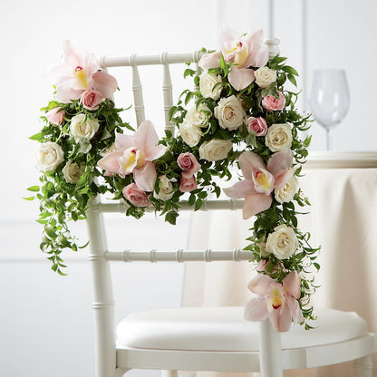 Orchid Rose Chair Décor –  Flowers By Roger Inc, Middletown OH