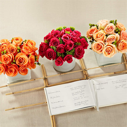 Dawn Rose Centerpiece –  Flowers By Roger Inc, Middletown OH