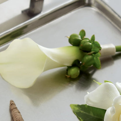 White Calla Boutonniere –  Flowers By Roger Inc, Middletown OH